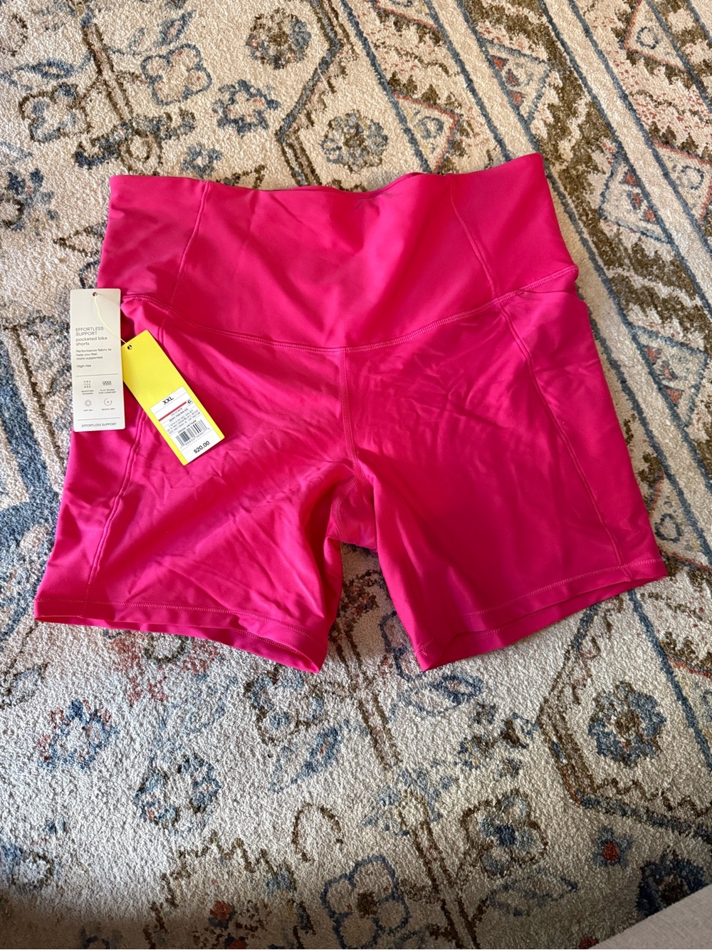 NWT All in Motion biker Shorts-Hot Pink